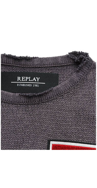 Decathlon Herren ASPHALT Pullover mit Patch und Stickereien Online Decathlon Herren ASPHALT Pullover mit Patch und Stickereien Online