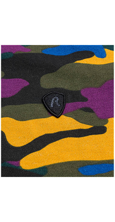 Decathlon Herren ORANGE/ROYAL/PURPLE/BLACK CAMO Baumwoll-Polohemd mit Camouflage-Aufdruck neu Decathlon Herren ORANGE/ROYAL/PURPLE/BLACK CAMO Baumwoll-Polohemd mit Camouflage-Aufdruck neu