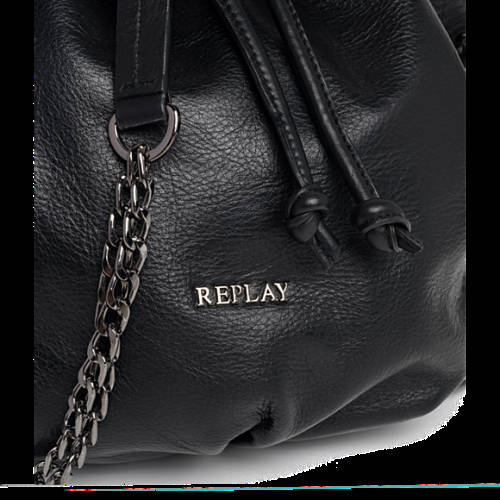 Decathlon Damen BLACK Nietenbesetzte Beuteltasche aus Leder Outlet Decathlon Damen BLACK Nietenbesetzte Beuteltasche aus Leder Outlet