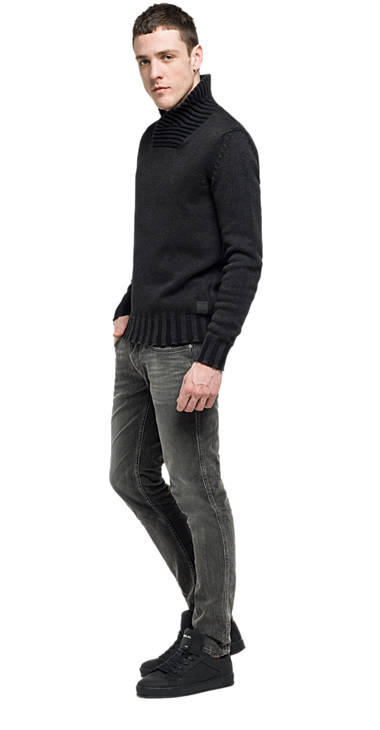 Decathlon Herren BLACK Pullover mit umgeschlagenem Kragen Online Decathlon Herren BLACK Pullover mit umgeschlagenem Kragen Online
