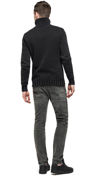 Decathlon Herren BLACK Pullover mit umgeschlagenem Kragen Online Decathlon Herren BLACK Pullover mit umgeschlagenem Kragen Online