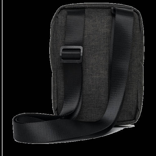 Decathlon Herren BLACK Umhängetasche in Mélange-Optik mit Kontraststreifen Sale Decathlon Herren BLACK Umhängetasche in Mélange-Optik mit Kontraststreifen Sale