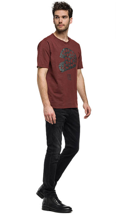 Decathlon Herren BURGUNDY Jersey-T-Shirt mit Aufdruck 2017 Decathlon Herren BURGUNDY Jersey-T-Shirt mit Aufdruck 2017