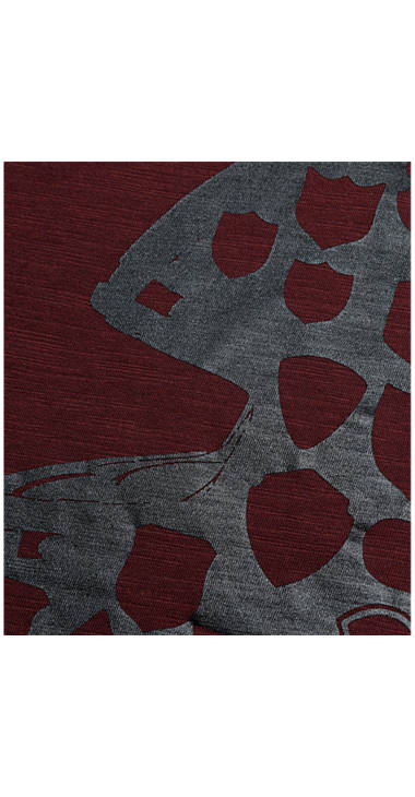 Decathlon Herren BURGUNDY Jersey-T-Shirt mit Aufdruck 2017 Decathlon Herren BURGUNDY Jersey-T-Shirt mit Aufdruck 2017