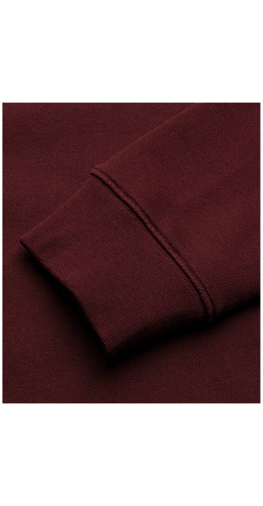Decathlon Herren BURGUNDY Sweatshirt aus reiner Baumwolle mit Patches Sale Decathlon Herren BURGUNDY Sweatshirt aus reiner Baumwolle mit Patches Sale