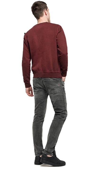 Decathlon Herren BURGUNDY Sweatshirt aus stückgefärbter Baumwolle Kaufen Decathlon Herren BURGUNDY Sweatshirt aus stückgefärbter Baumwolle Kaufen
