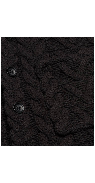 Decathlon Herren PIRATE BLACK Cardigan mit Zopfmuster Germany Decathlon Herren PIRATE BLACK Cardigan mit Zopfmuster Germany