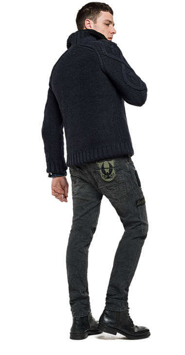 Decathlon Herren DARK BLUE Cardigan mit Zopfmuster Billiger Preis Decathlon Herren DARK BLUE Cardigan mit Zopfmuster Billiger Preis