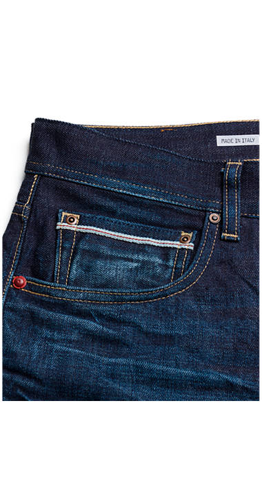 Decathlon Herren DARK BLUE DENIM Straight Fit Jeans Grover Made in Italy Outlet Decathlon Herren DARK BLUE DENIM Straight Fit Jeans Grover Made in Italy Outlet