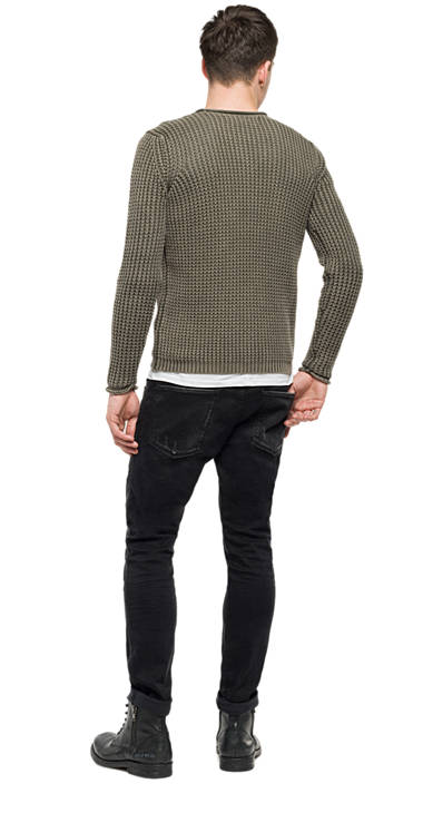 Decathlon Herren DARK OLIVE Strickpullover aus reiner Baumwolle neu Decathlon Herren DARK OLIVE Strickpullover aus reiner Baumwolle neu