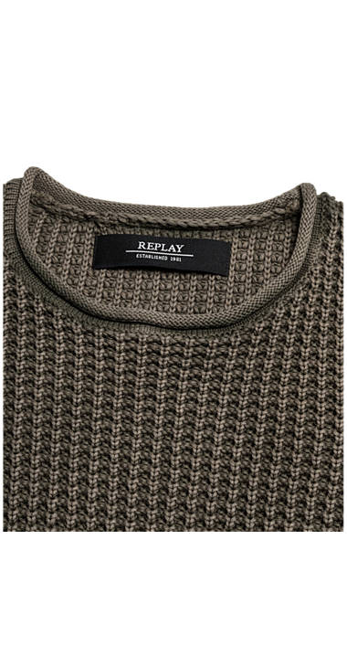 Decathlon Herren DARK OLIVE Strickpullover aus reiner Baumwolle neu Decathlon Herren DARK OLIVE Strickpullover aus reiner Baumwolle neu