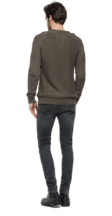 Decathlon Herren DARK OLIVE Strickpullover mit Patches Billiger Preis Decathlon Herren DARK OLIVE Strickpullover mit Patches Billiger Preis
