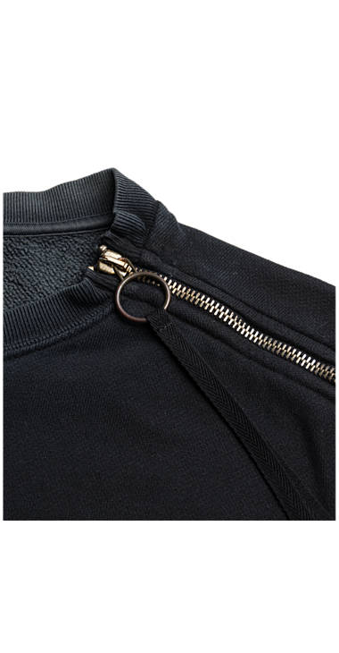 Decathlon Herren NEARLY BLACK Baumwoll-Sweatshirt mit Reißverschluss Sale Decathlon Herren NEARLY BLACK Baumwoll-Sweatshirt mit Reißverschluss Sale