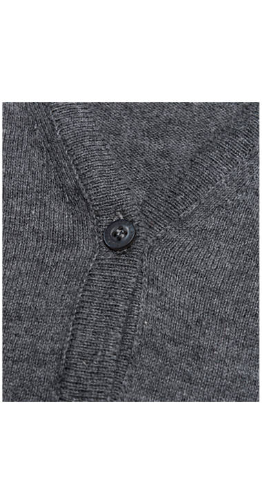 Decathlon Damen GREY MEDIUM MELANGE Cardigan aus Wolle mit V-Ausschnitt Outlet Decathlon Damen GREY MEDIUM MELANGE Cardigan aus Wolle mit V-Ausschnitt Outlet