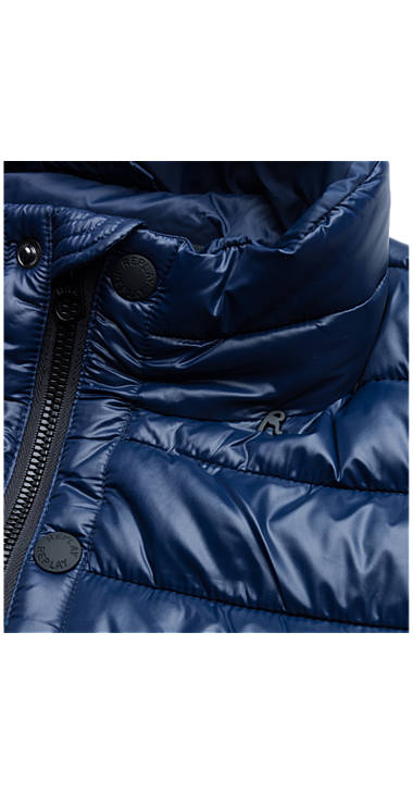 Decathlon Herren INK BLUE Gefütterte Steppweste mit hohem Kragen Billiger Preis Decathlon Herren INK BLUE Gefütterte Steppweste mit hohem Kragen Billiger Preis