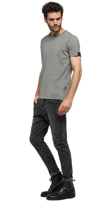 Decathlon Herren MEDIUM MELANGE GREY Jersey-T-Shirt mit Stickerei neu Decathlon Herren MEDIUM MELANGE GREY Jersey-T-Shirt mit Stickerei neu