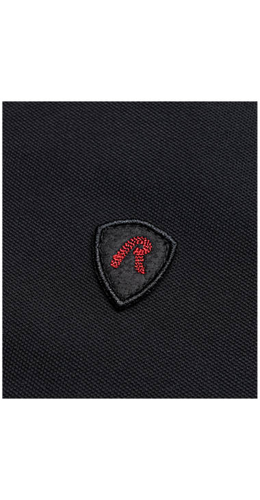 Decathlon Herren BLACK Polohemd aus Pikee mit Patch Sale Decathlon Herren BLACK Polohemd aus Pikee mit Patch Sale