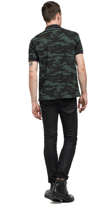 Decathlon Herren DK GREEN/BROWN/BLACK CAMO Polohemd mit Camouflage-Aufdruck 2017 Decathlon Herren DK GREEN/BROWN/BLACK CAMO Polohemd mit Camouflage-Aufdruck 2017