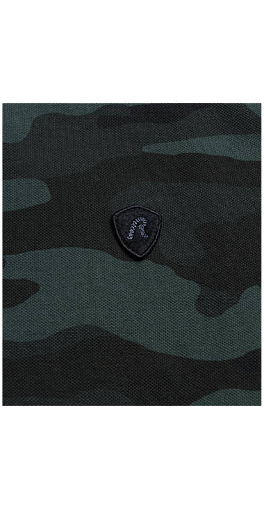 Decathlon Herren DK GREEN/BROWN/BLACK CAMO Polohemd mit Camouflage-Aufdruck 2017 Decathlon Herren DK GREEN/BROWN/BLACK CAMO Polohemd mit Camouflage-Aufdruck 2017
