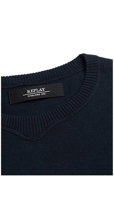 Decathlon Herren DARK BLUE Pullover mit gestreiften Ärmelbündchen Kaufen Decathlon Herren DARK BLUE Pullover mit gestreiften Ärmelbündchen Kaufen
