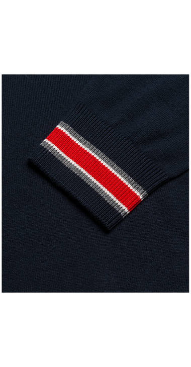 Decathlon Herren DARK BLUE Pullover mit gestreiften Ärmelbündchen Kaufen Decathlon Herren DARK BLUE Pullover mit gestreiften Ärmelbündchen Kaufen