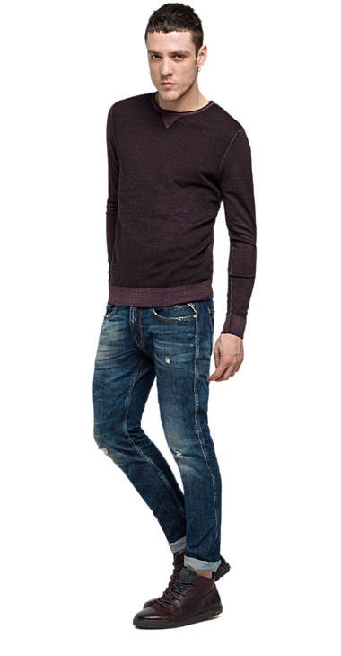Decathlon Herren BORDEAUX Pullover mit Rundhalsausschnitt aus reiner Wolle Online Decathlon Herren BORDEAUX Pullover mit Rundhalsausschnitt aus reiner Wolle Online