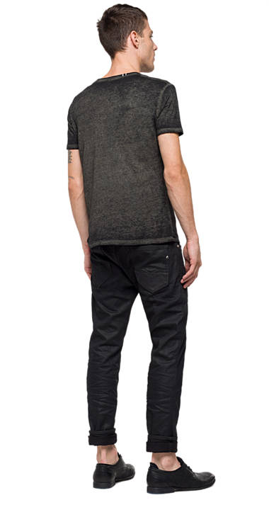 Decathlon Herren BLACKBOARD T-Shirt mit verwaschenen Nähten Sale Decathlon Herren BLACKBOARD T-Shirt mit verwaschenen Nähten Sale