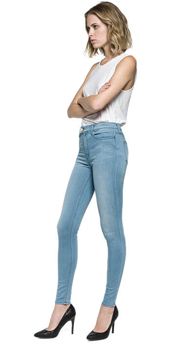 Decathlon Damen LIGHT DENIM Super high waist Skinny Fit Jeans Touch Kaufen Decathlon Damen LIGHT DENIM Super high waist Skinny Fit Jeans Touch Kaufen