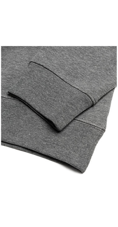 Decathlon Herren MELANGE GREY Sweatshirt aus reiner Baumwolle mit Patches Outlet Decathlon Herren MELANGE GREY Sweatshirt aus reiner Baumwolle mit Patches Outlet