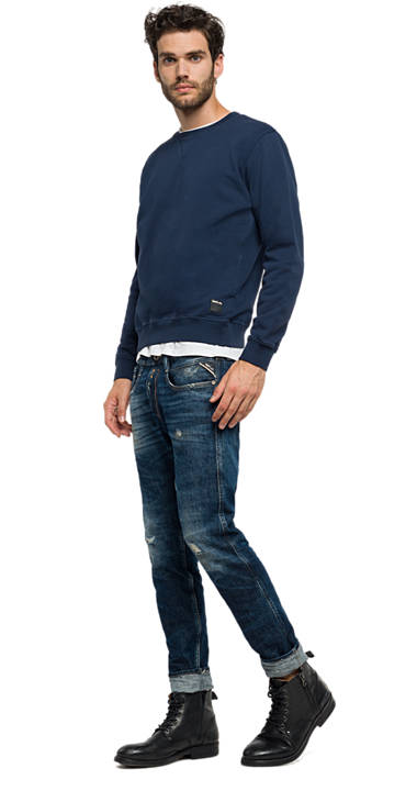 Decathlon Herren MIDNIGHT BLUE Einfarbiges Baumwoll-Sweatshirt Germany Decathlon Herren MIDNIGHT BLUE Einfarbiges Baumwoll-Sweatshirt Germany