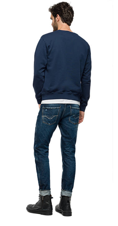 Decathlon Herren MIDNIGHT BLUE Einfarbiges Baumwoll-Sweatshirt Germany Decathlon Herren MIDNIGHT BLUE Einfarbiges Baumwoll-Sweatshirt Germany