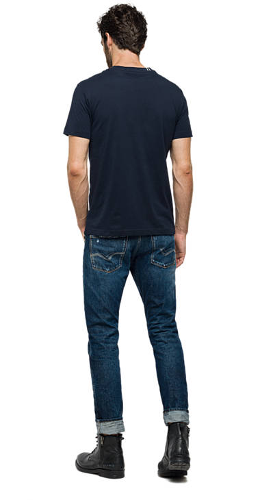 Decathlon Herren MIDNIGHT BLUE Jersey-T-Shirt mit Brusttasche Germany Decathlon Herren MIDNIGHT BLUE Jersey-T-Shirt mit Brusttasche Germany