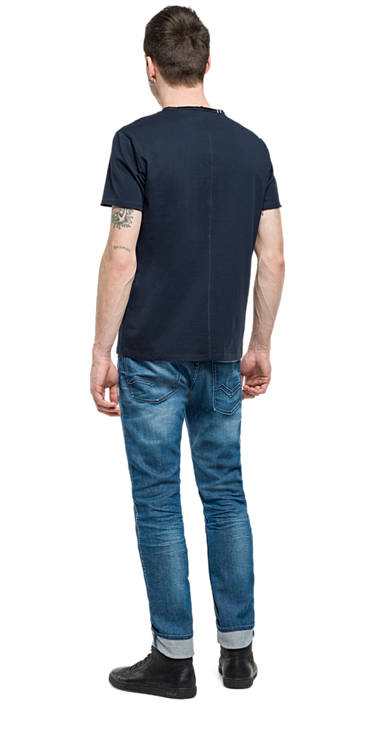 Decathlon Herren MIDNIGHT BLUE Jersey-T-Shirt mit offenen Kanten neu Decathlon Herren MIDNIGHT BLUE Jersey-T-Shirt mit offenen Kanten neu
