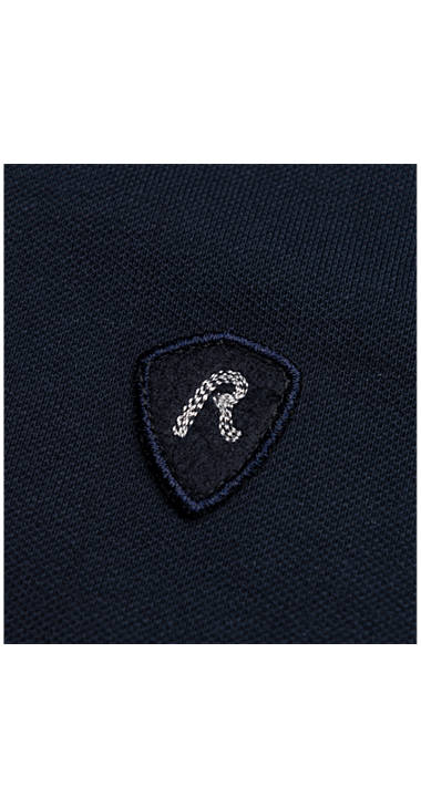 Decathlon Herren MIDNIGHT BLUE Polohemd aus Pikee mit Patch Outlet Decathlon Herren MIDNIGHT BLUE Polohemd aus Pikee mit Patch Outlet