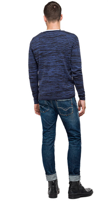 Decathlon Herren MIDNIGHT BLUE Pullover aus Mélange-Baumwolle 2017 Decathlon Herren MIDNIGHT BLUE Pullover aus Mélange-Baumwolle 2017