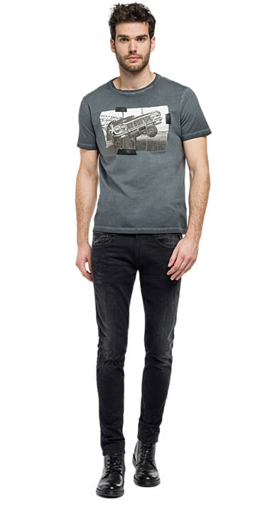 Decathlon Herren NEARLY BLACK T-Shirt mit Fotodruck neu Decathlon Herren NEARLY BLACK T-Shirt mit Fotodruck neu