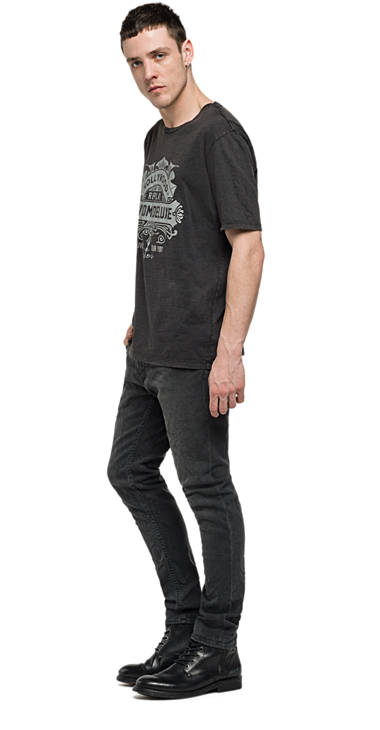 Decathlon Herren NEARLY BLACK T-Shirt mit Glitzeraufdruck 2017 Decathlon Herren NEARLY BLACK T-Shirt mit Glitzeraufdruck 2017