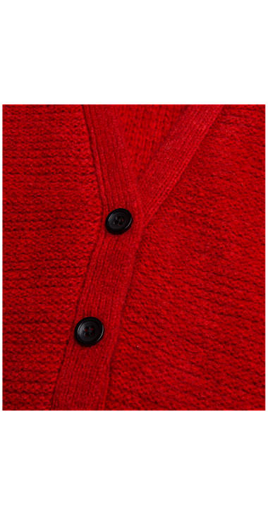 Decathlon Damen RED Cardigan aus Wolle mit Streifenmuster 2017 Decathlon Damen RED Cardigan aus Wolle mit Streifenmuster 2017