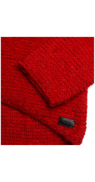 Decathlon Damen RED Cardigan aus Wolle mit Streifenmuster 2017 Decathlon Damen RED Cardigan aus Wolle mit Streifenmuster 2017