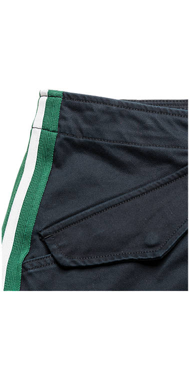 Decathlon Damen BLACK Crop Cargohose mit Kontraststreifen Sale Decathlon Damen BLACK Crop Cargohose mit Kontraststreifen Sale