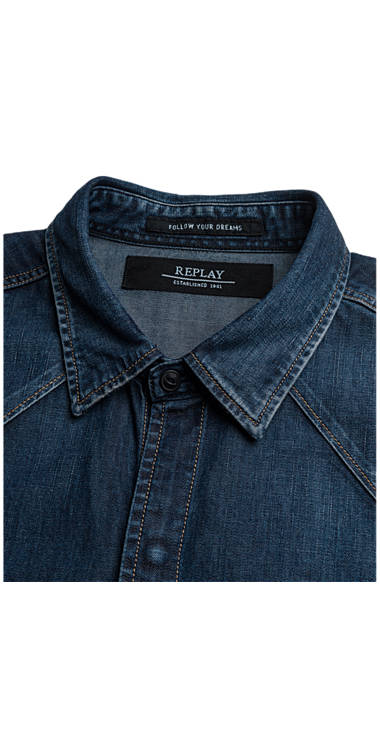 Decathlon Herren DARK BLUE DENIM Hemd aus Deep Blue Denim Kaufen Decathlon Herren DARK BLUE DENIM Hemd aus Deep Blue Denim Kaufen
