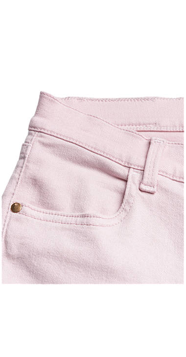 Decathlon Damen PINK Jeans Super Skinny Cropped Touch neu Decathlon Damen PINK Jeans Super Skinny Cropped Touch neu