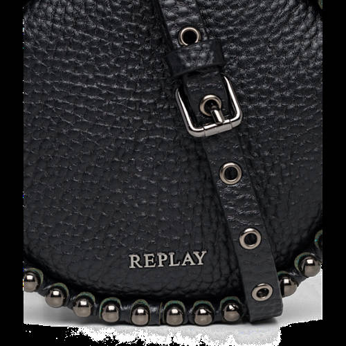 Decathlon Damen BLACK Nietenbesetzte Kunstledertasche Online Decathlon Damen BLACK Nietenbesetzte Kunstledertasche Online