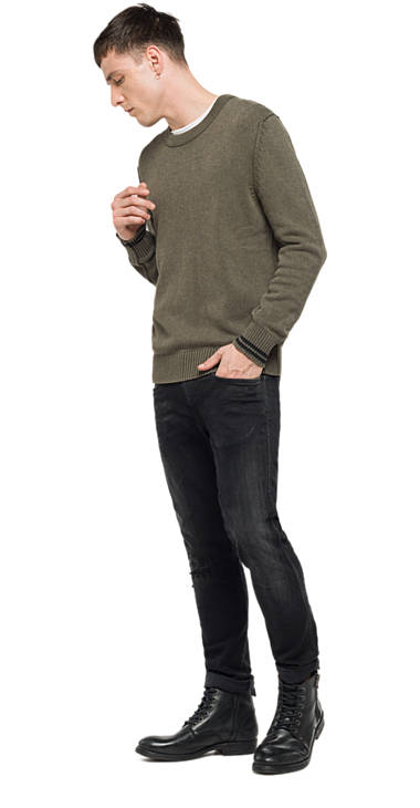 Decathlon Herren DARK OLIVE Pullover aus enzymgewaschener Baumwolle 2017 Decathlon Herren DARK OLIVE Pullover aus enzymgewaschener Baumwolle 2017
