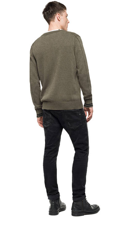 Decathlon Herren DARK OLIVE Pullover aus enzymgewaschener Baumwolle 2017 Decathlon Herren DARK OLIVE Pullover aus enzymgewaschener Baumwolle 2017