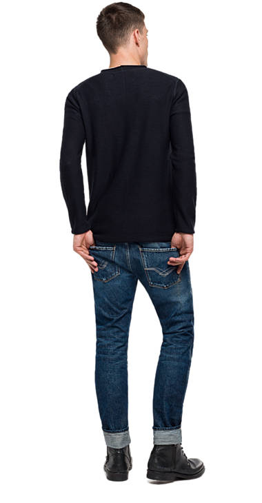 Decathlon Herren DARK BLUE Pullover mit Streifenmuster Kaufen Decathlon Herren DARK BLUE Pullover mit Streifenmuster Kaufen