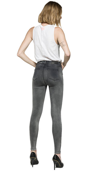 Decathlon Damen GREY DENIM Super high waist Skinny Fit Jeans Touch Kaufen Decathlon Damen GREY DENIM Super high waist Skinny Fit Jeans Touch Kaufen