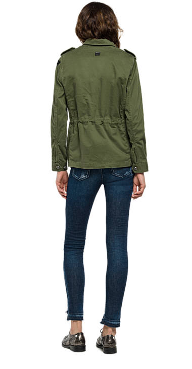 Decathlon Herren COMBAT GREEN Baumwolljacke mit Patches Sale Decathlon Herren COMBAT GREEN Baumwolljacke mit Patches Sale