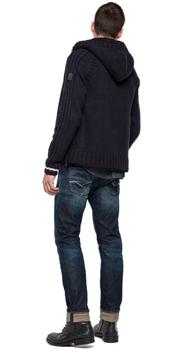 Decathlon Herren DARK BLUE Cardigan aus Wolle mit Kunstfell 2017 Decathlon Herren DARK BLUE Cardigan aus Wolle mit Kunstfell 2017