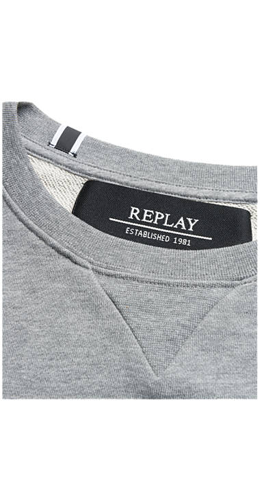Decathlon Herren MEDIUM GREY MELANGE Einfarbiges Baumwoll-Sweatshirt neu Decathlon Herren MEDIUM GREY MELANGE Einfarbiges Baumwoll-Sweatshirt neu